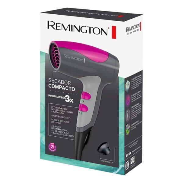 Secador de cabello BD D5000 1 Secador Compacto Remington D5000