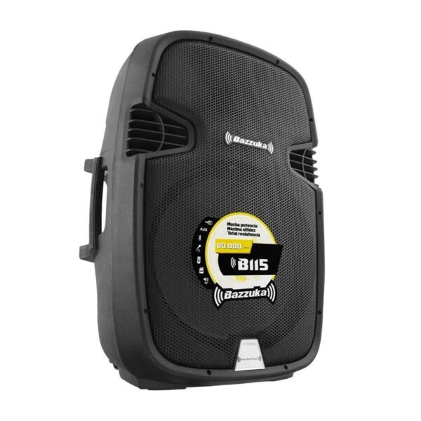 Parlante Bazzuk BZ BZK B 115N 209B 1 Parlante Bazzuka BZK-115N 80000 W Bluetooth Negro BZ-BZK B 115N - 209B