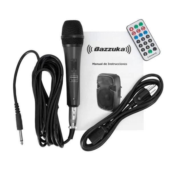 Parlante Bazzuk BZ BZK B 115N 209B 4 Parlante Bazzuka BZK-115N 80000 W Bluetooth Negro BZ-BZK B 115N - 209B